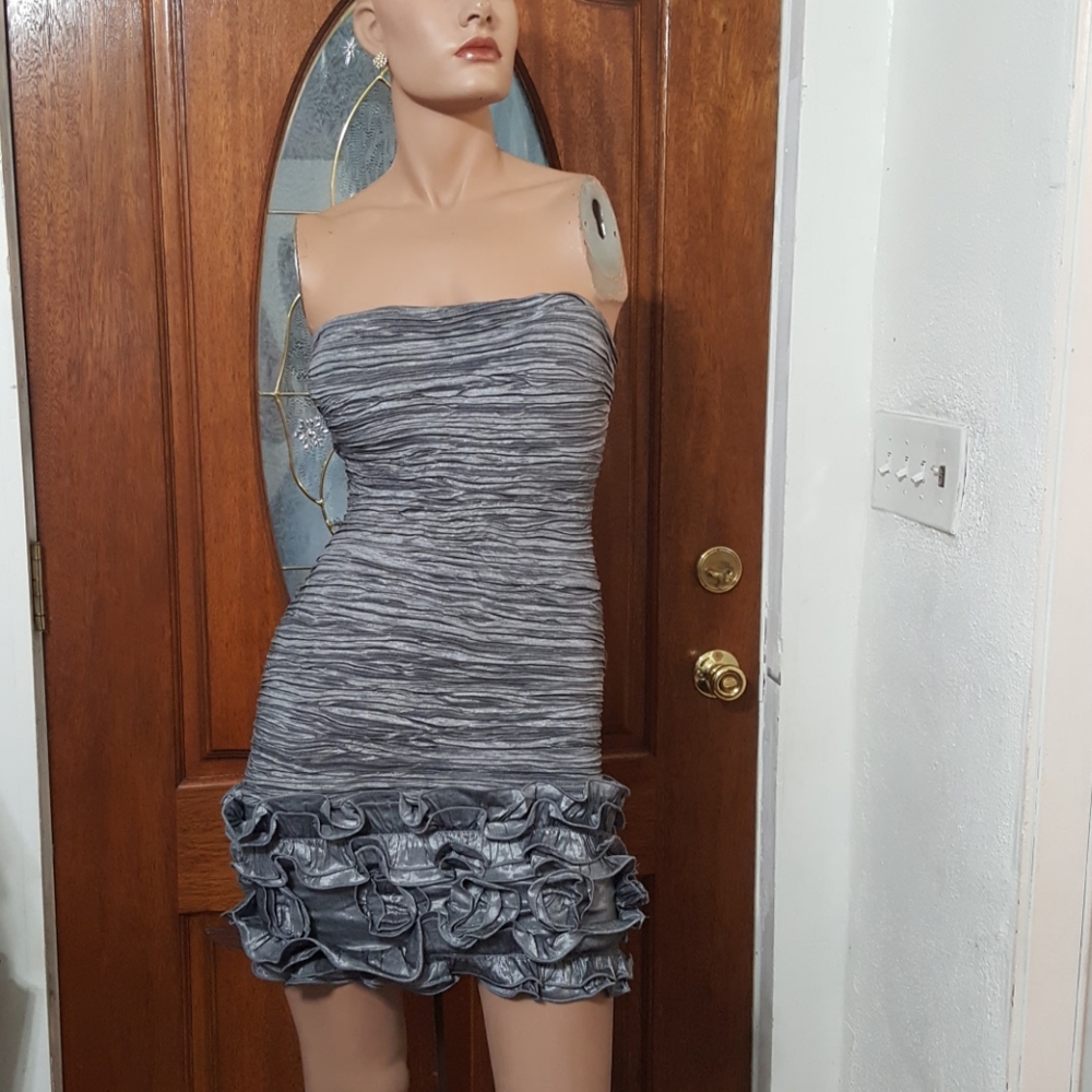 Summer Party Mini Dress (Gray)